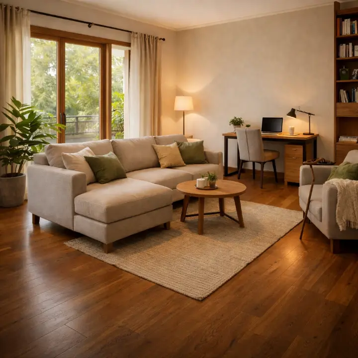 Bedroom interior setup